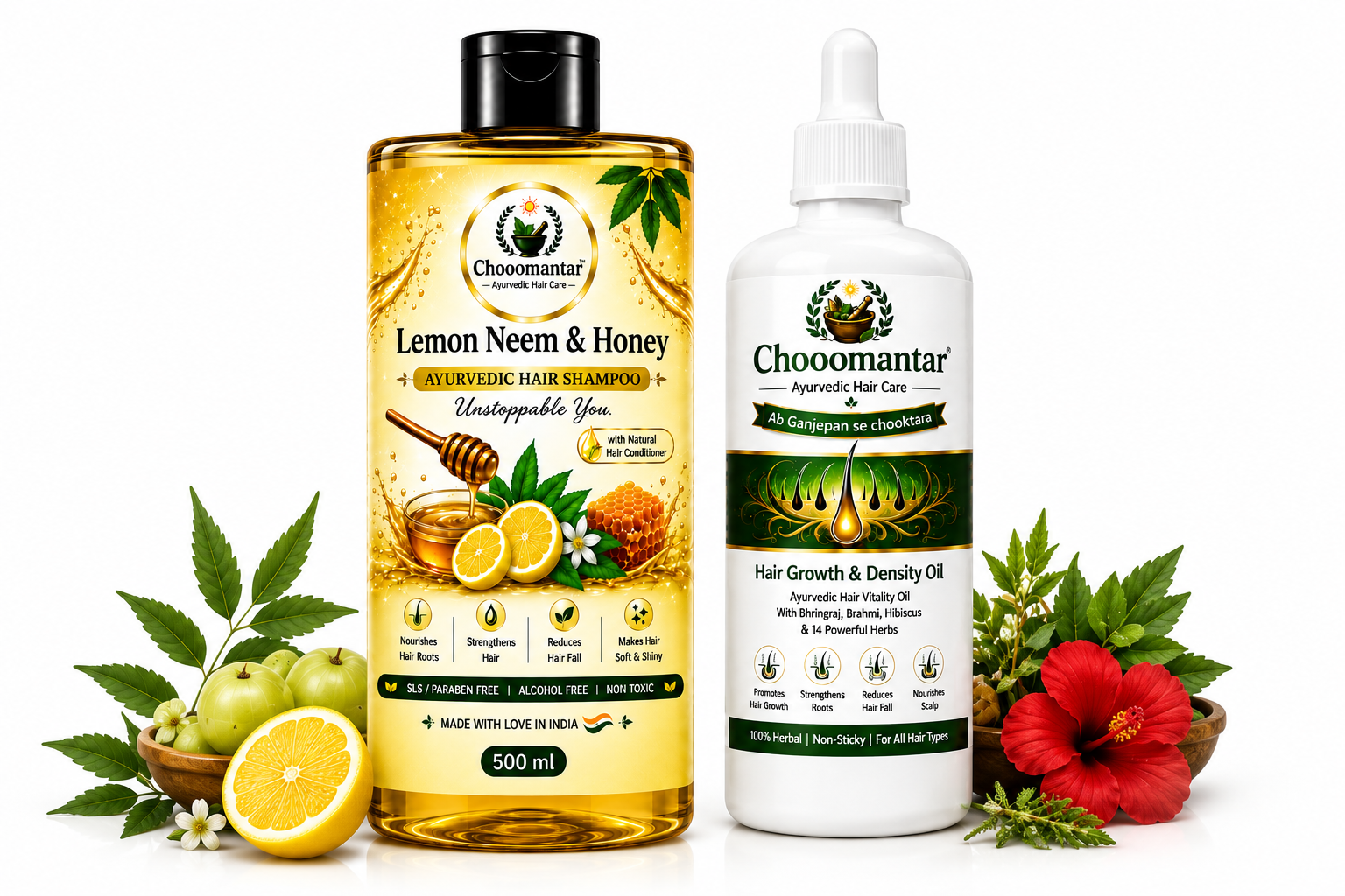 Chooomantar Soft, Shiny & Healthy Hair Combo