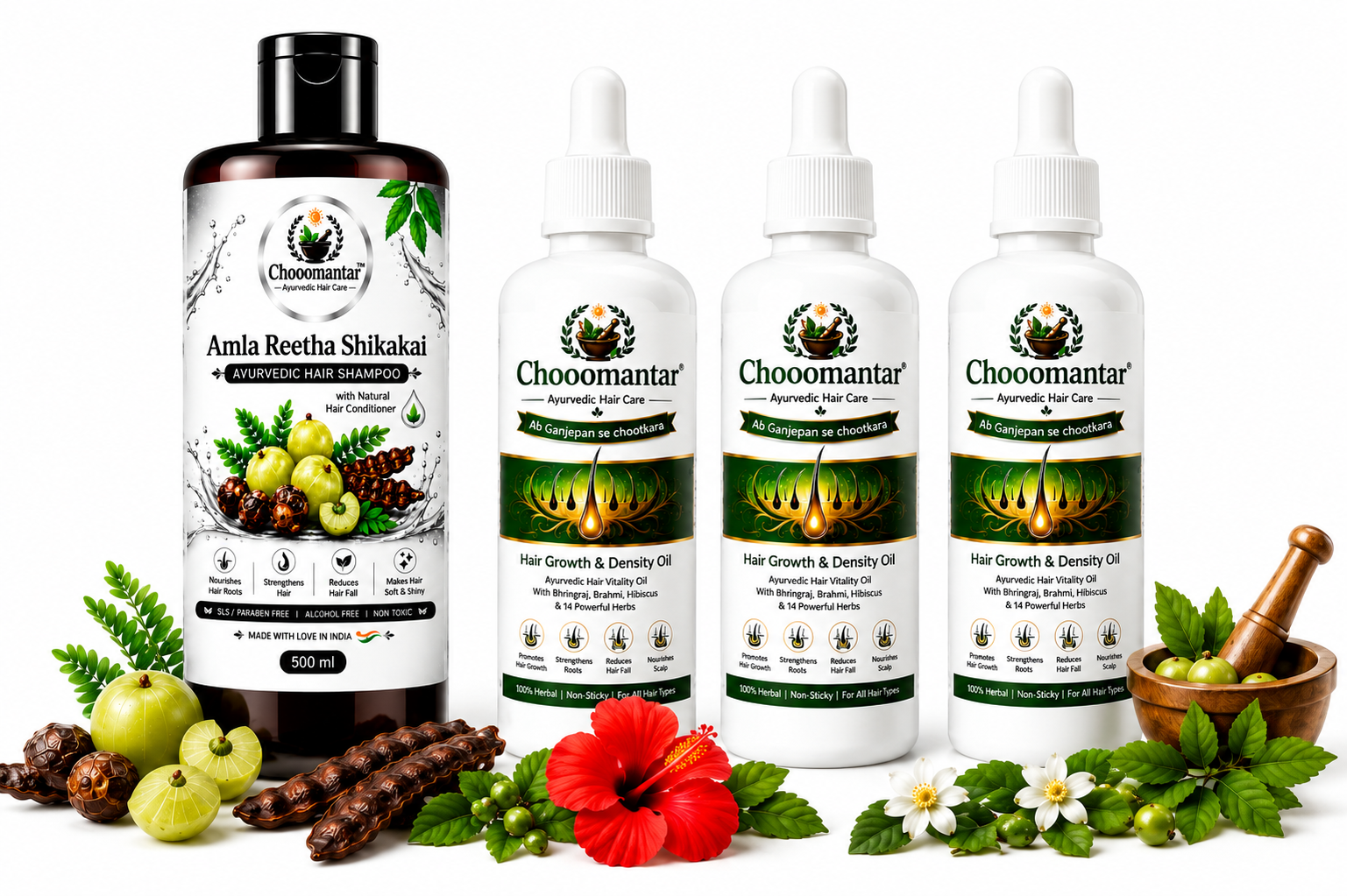 Anti-Hair Fall Control & Healthy Hair Combo