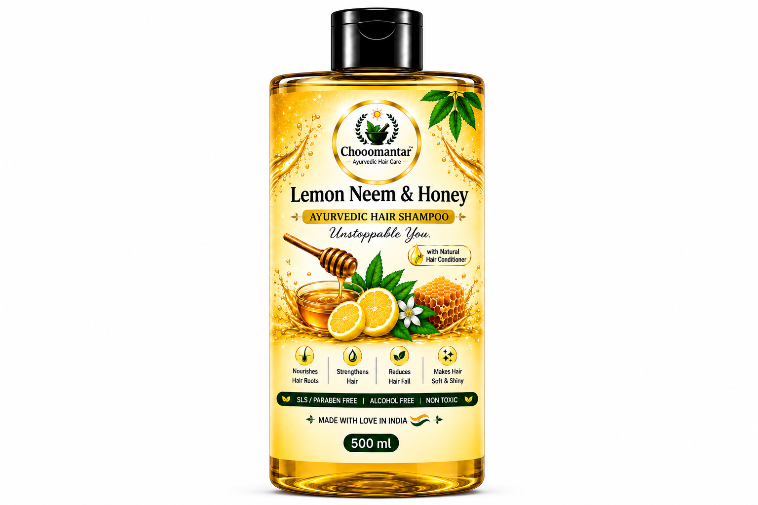 Anti Dandruff & Hair Fall Control Herbal Shampoo